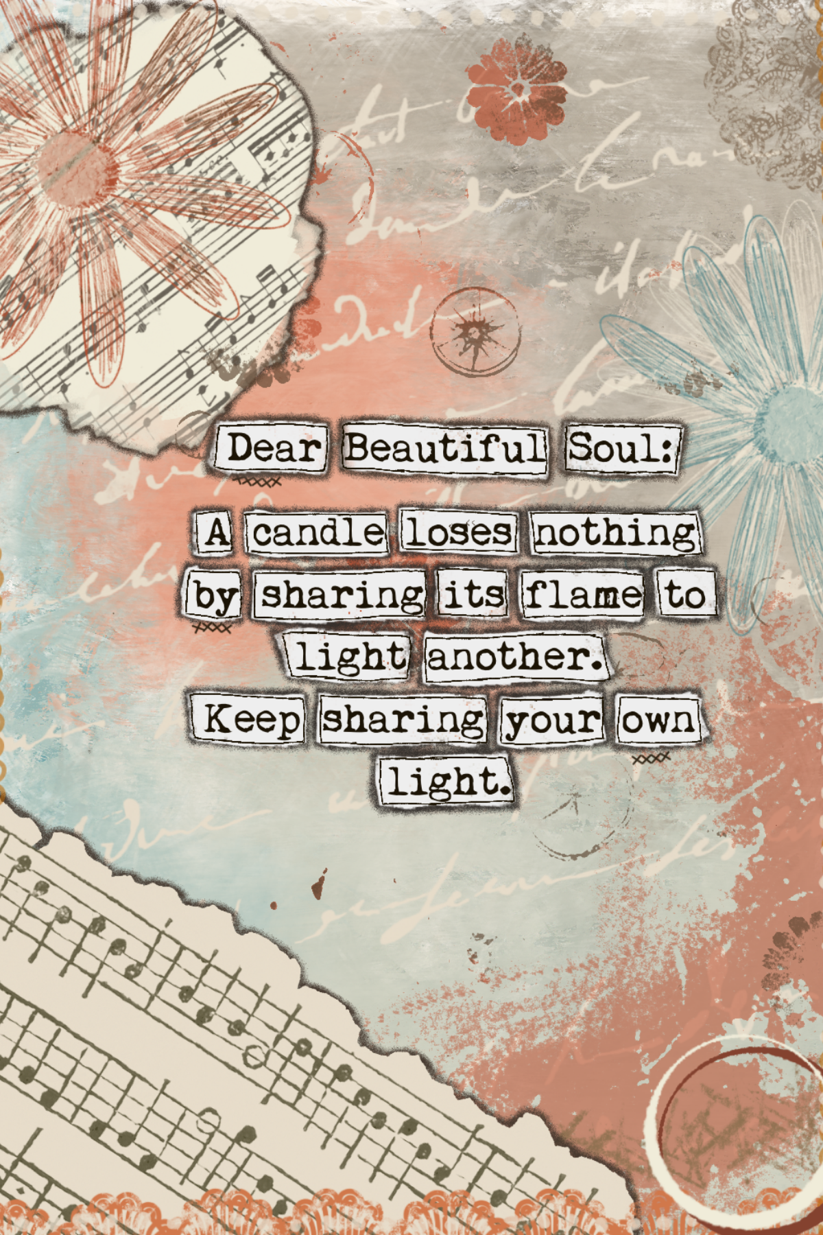 Dear Beautiful Soul - 8x10 prints