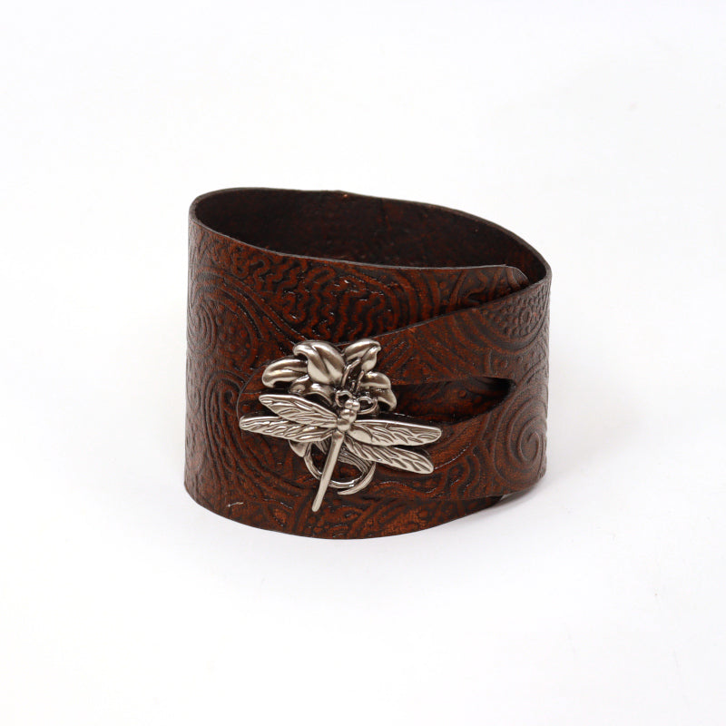 Button Cuffs - Leather