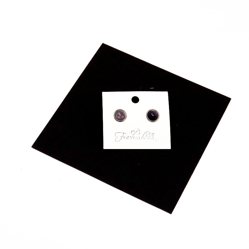 Gemstone Stud Earrings