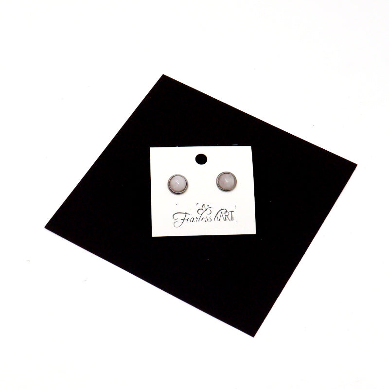 Gemstone Stud Earrings
