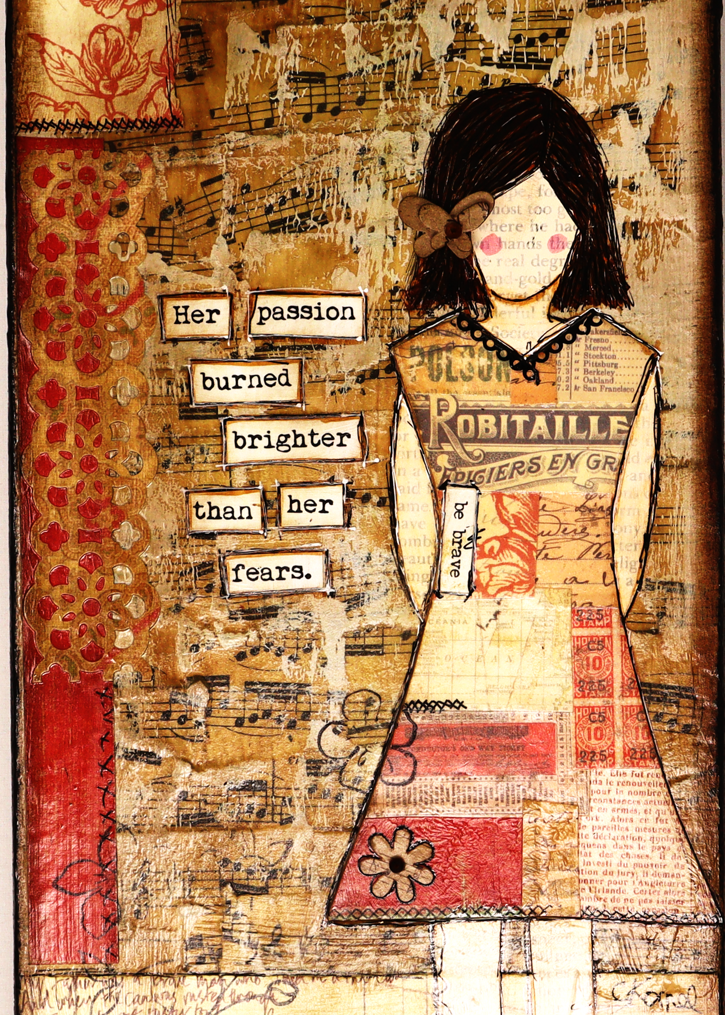 "She Art" Empowering Art Stickers