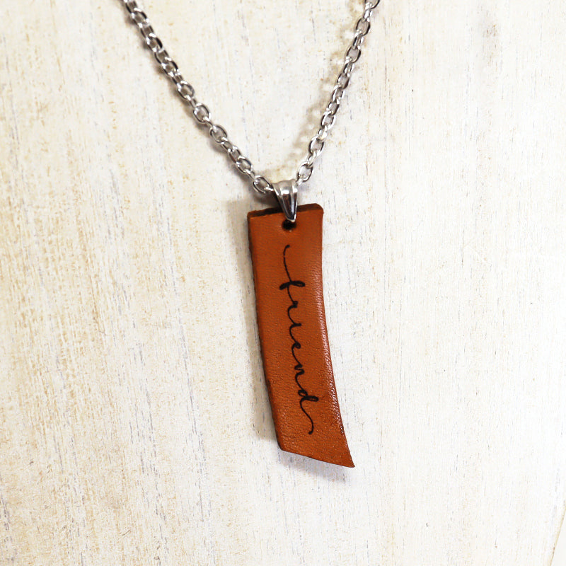 Pendant Necklaces - Leather