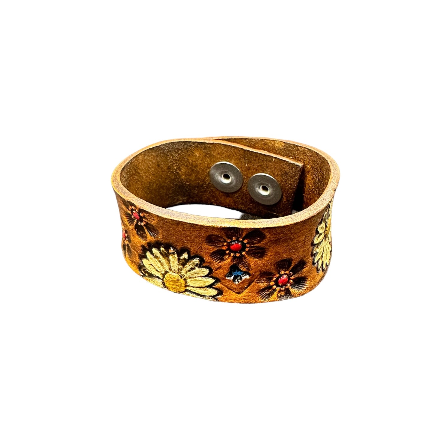 Floral - Daisy Wide Cuff