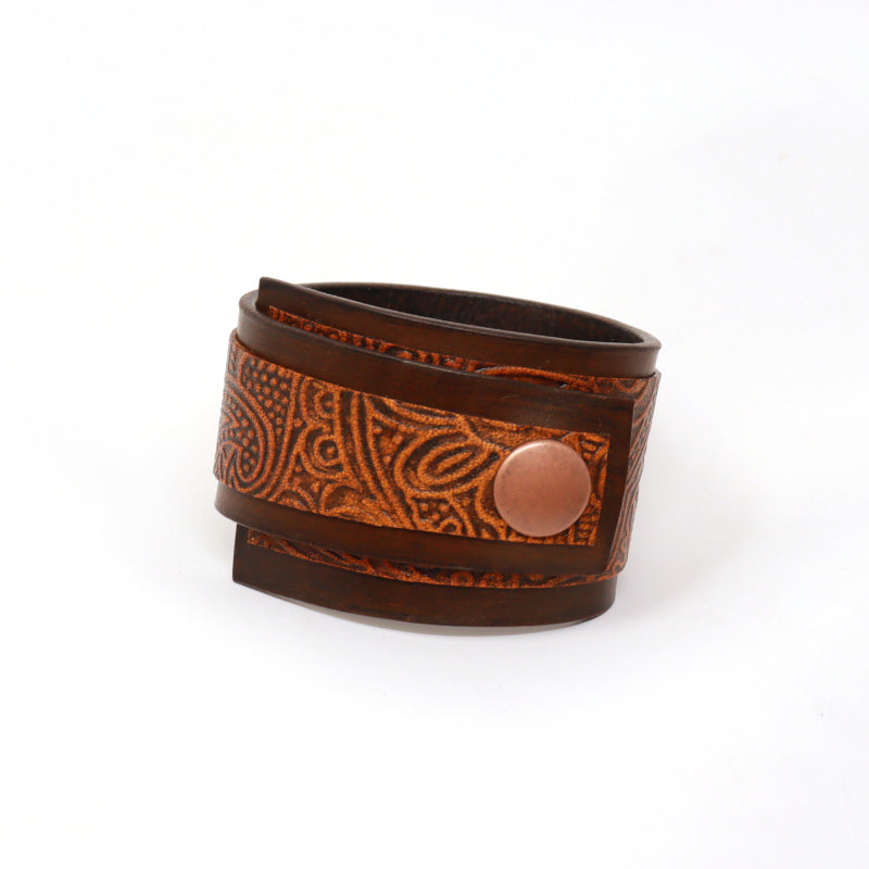 Tapered Leather Cuff