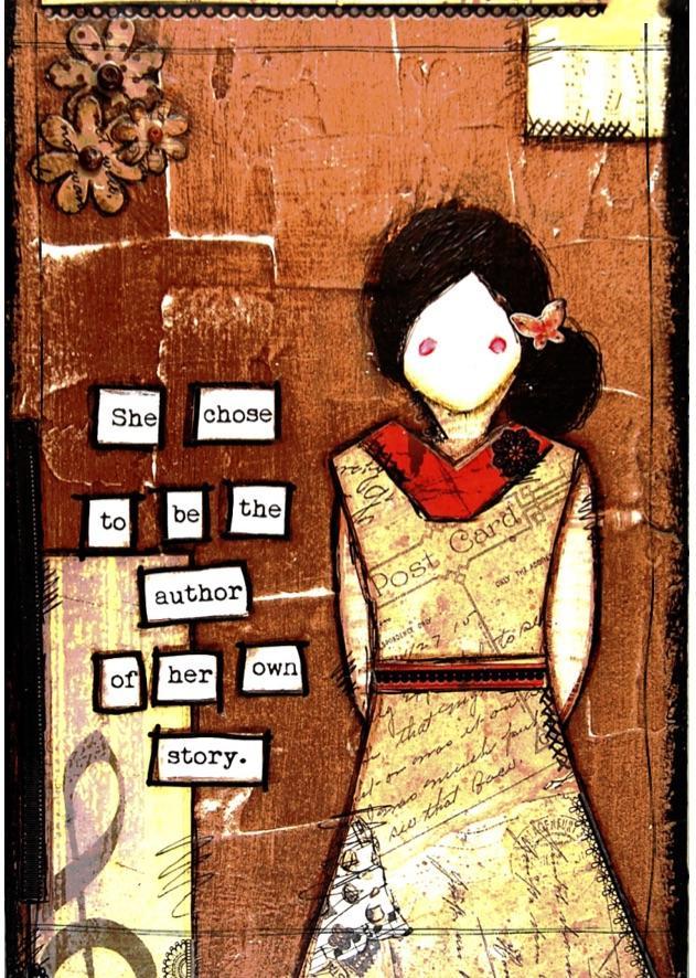 002-91 She Art Prints - Matted and Matted with Frame - Fearless hART