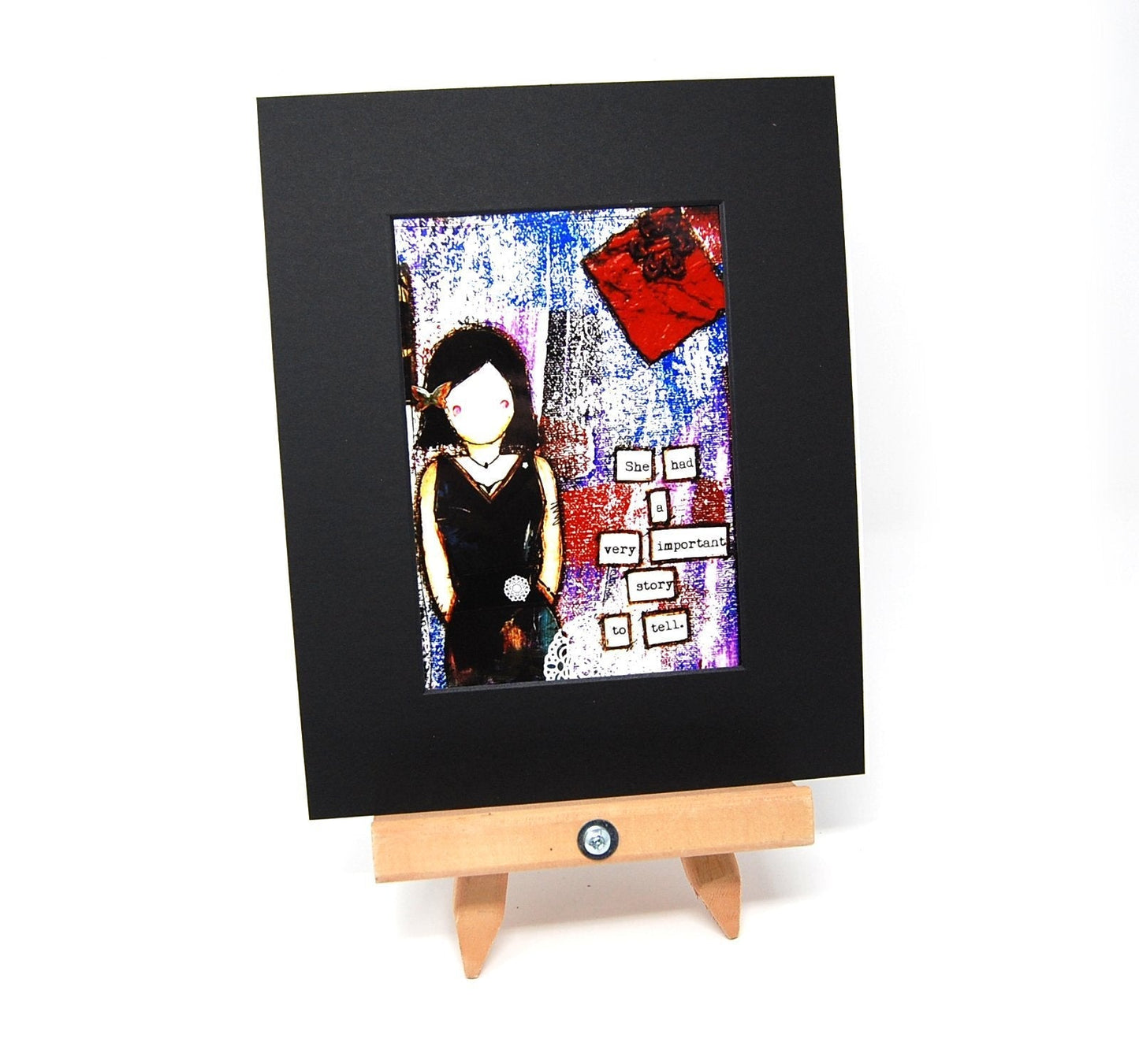 002-91 She Art Prints - Matted and Matted with Frame - Fearless hART