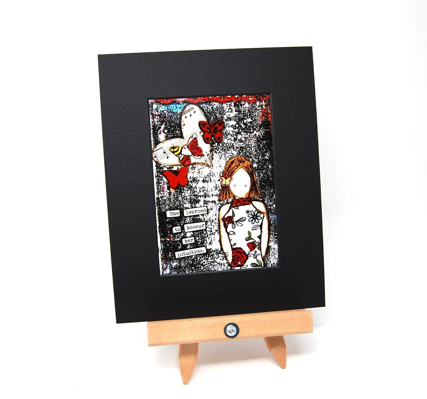 002-91 She Art Prints - Matted and Matted with Frame - Fearless hART