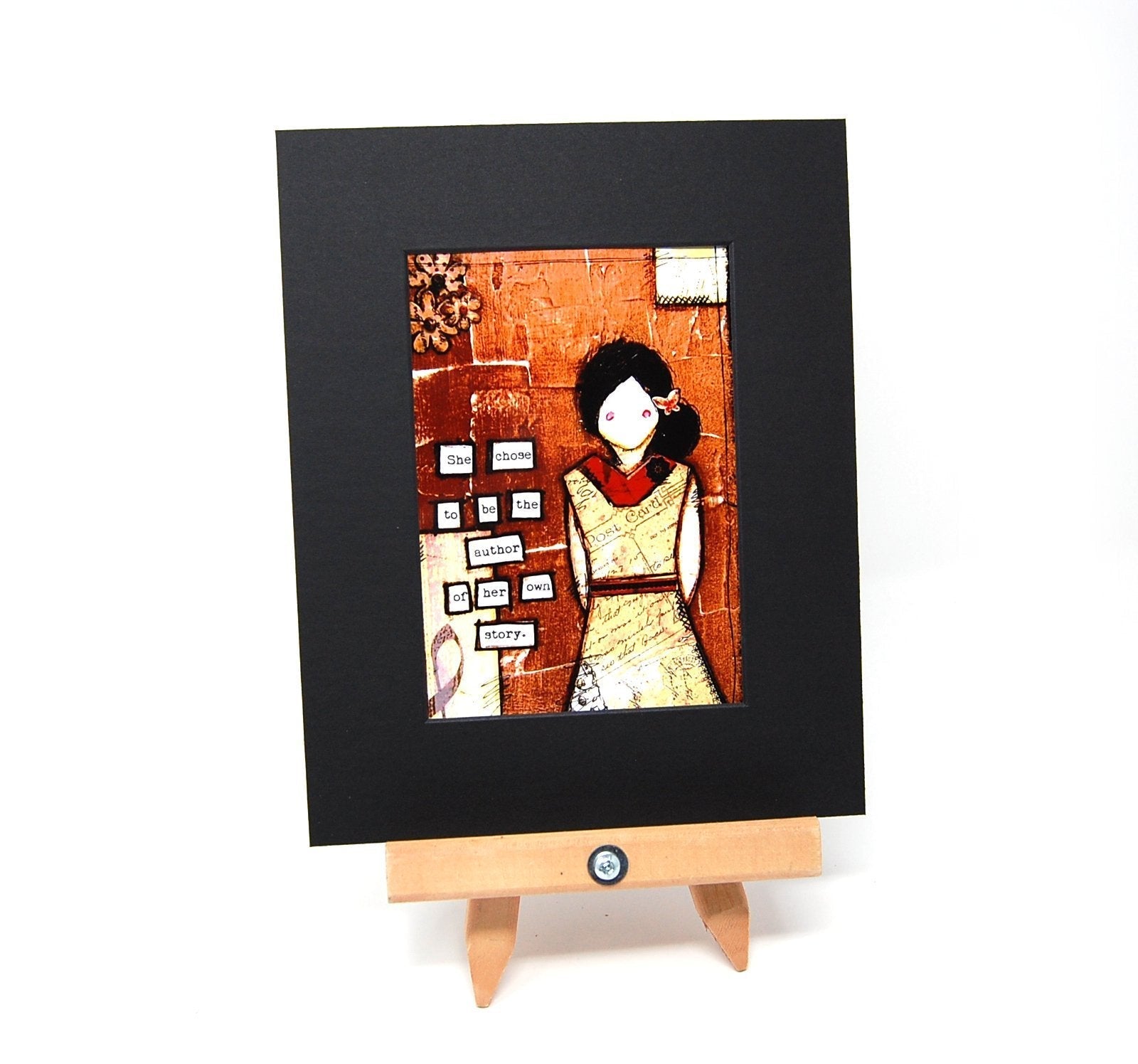 002-91 She Art Prints - Matted and Matted with Frame - Fearless hART