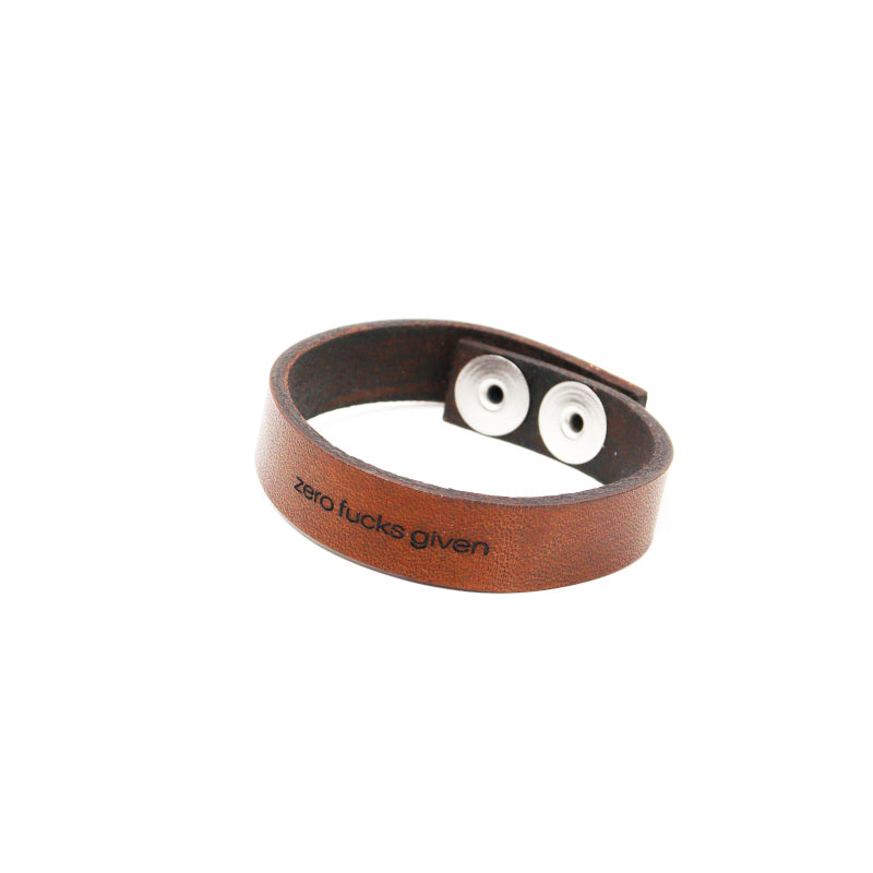 Feisty Phrases - Leather Bracelet