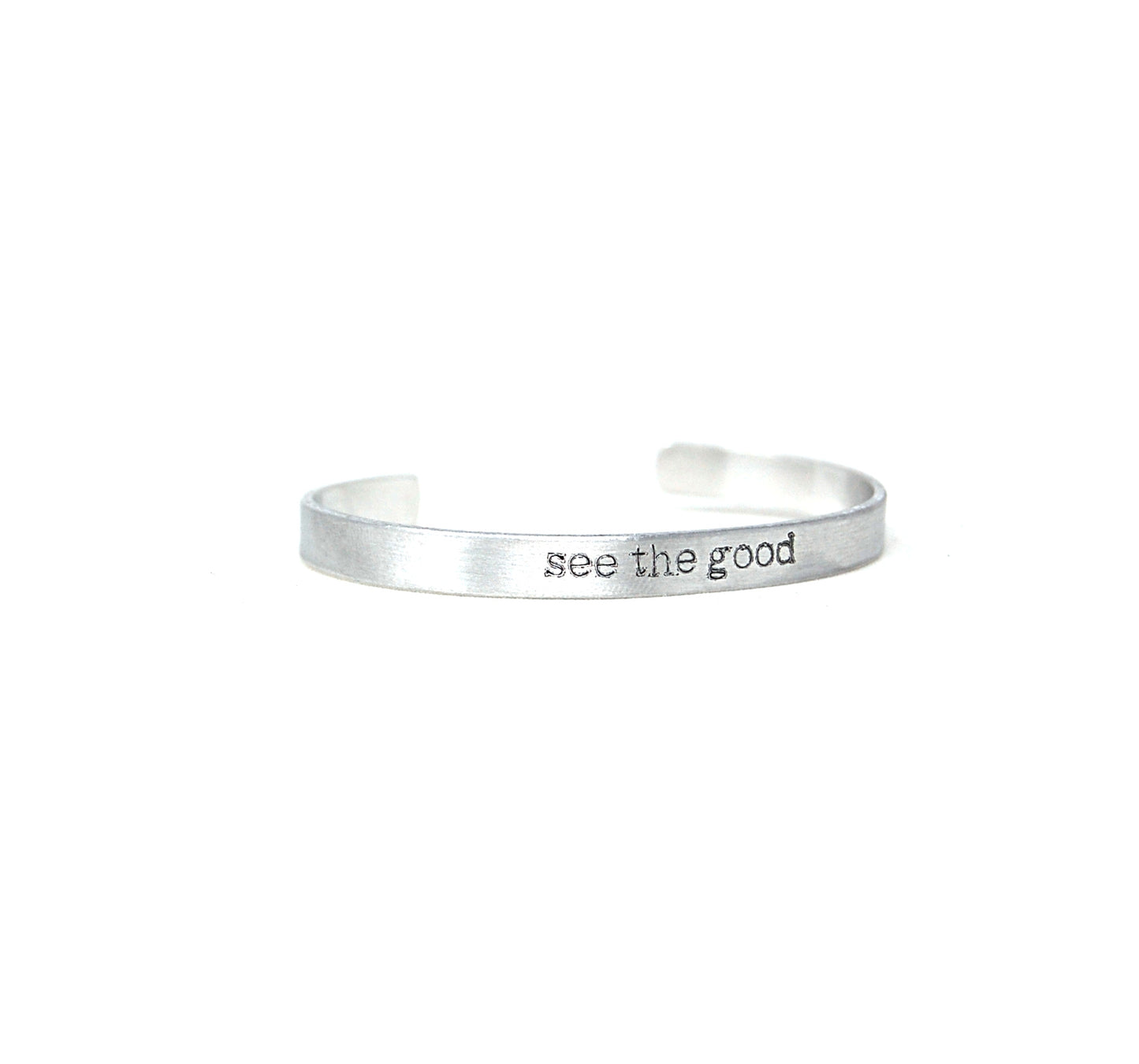 Wearable Reminders - Engraved Metal Bracelets