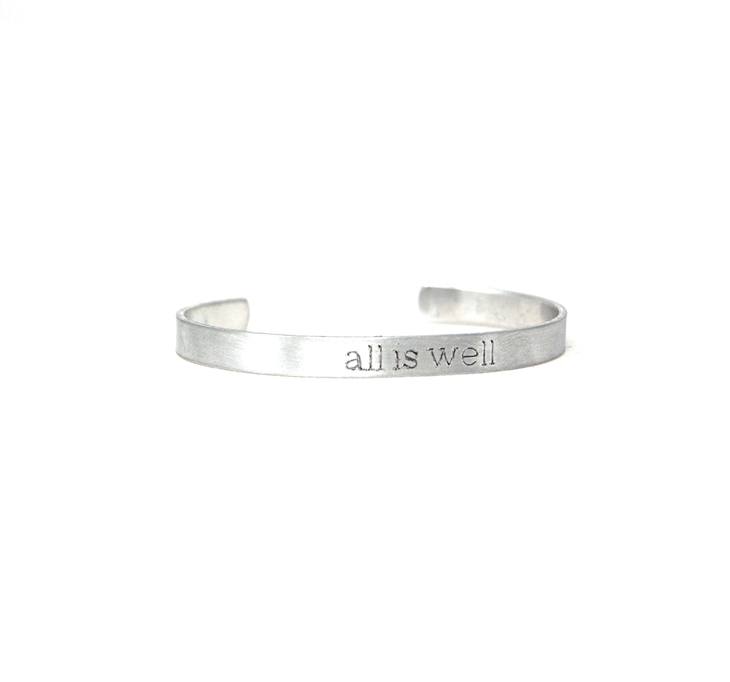 Wearable Reminders - Engraved Metal Bracelets