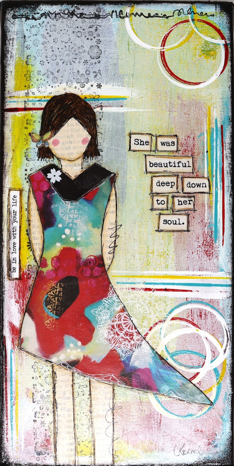 “She Art" Mounted Art Prints 6x12 - Fearless hART