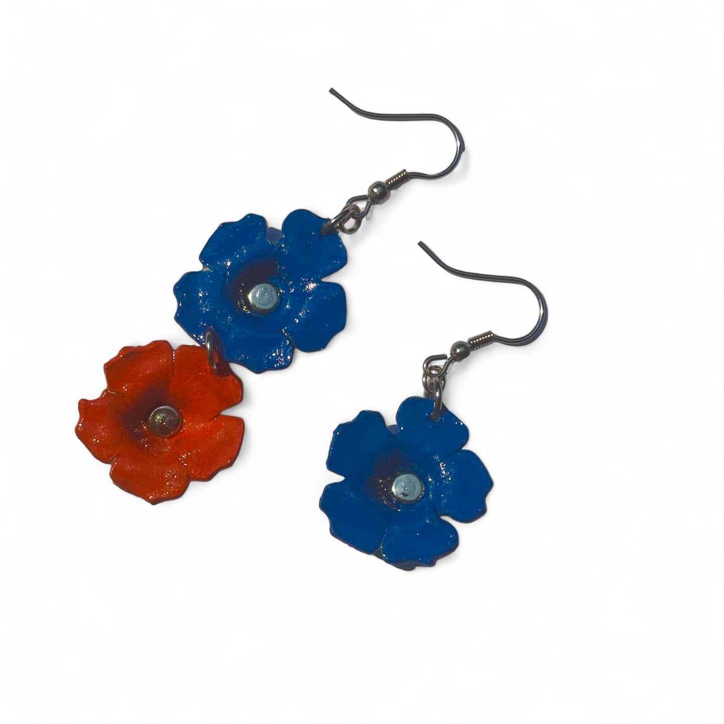 Bloom Earrings - Sculpted Leather