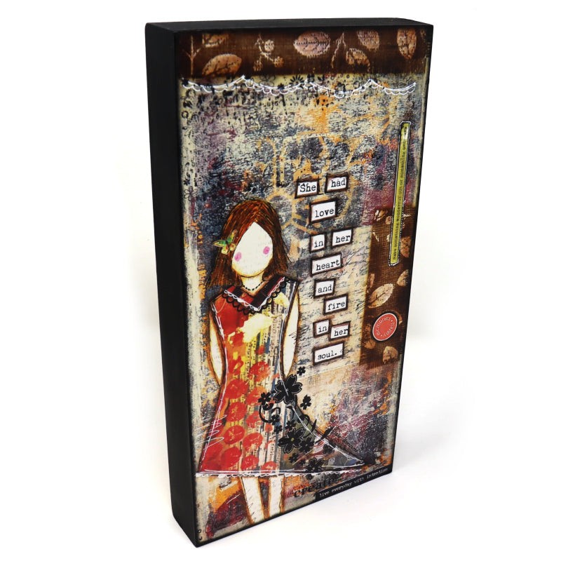 “She Art" Mounted Art Prints 6x12 - Fearless hART