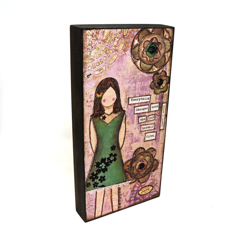 “She Art" Mounted Art Prints 6x12 - Fearless hART