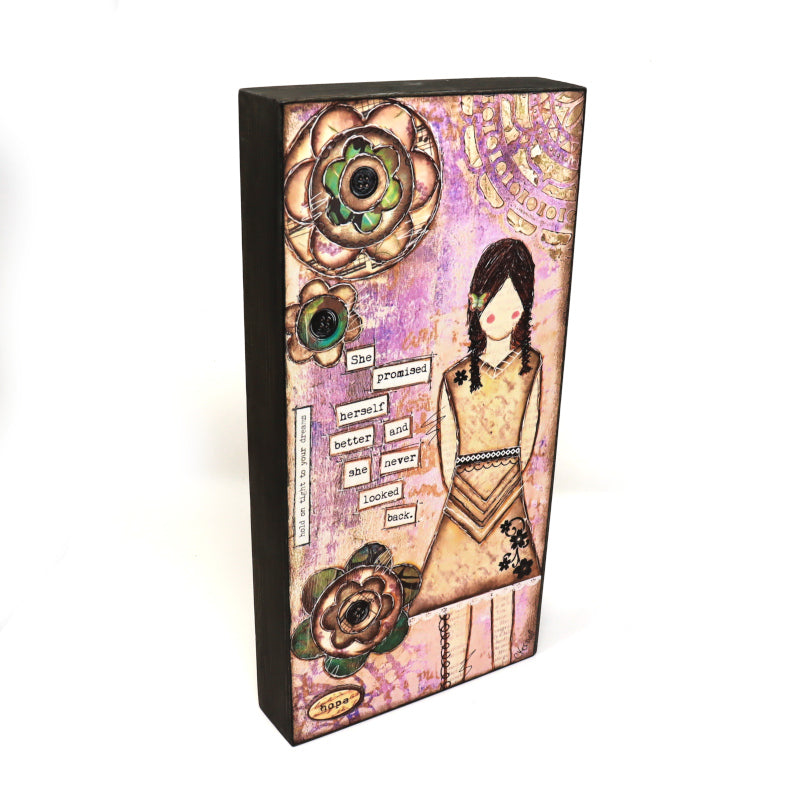 “She Art" Mounted Art Prints 6x12 - Fearless hART