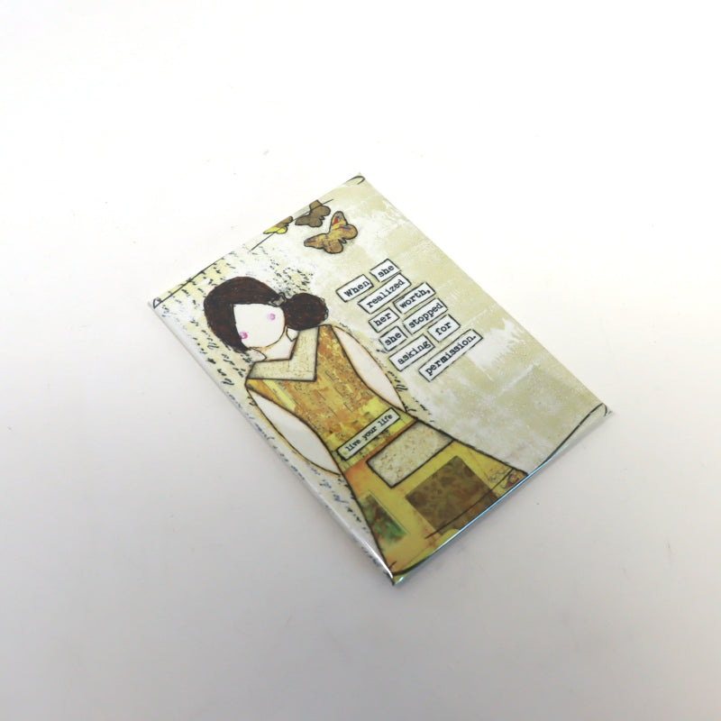 "She Art" Empowering Art Magnets