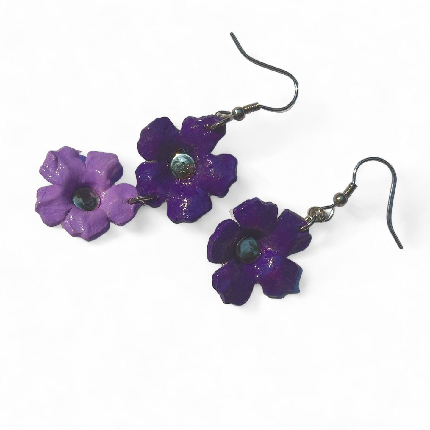 Bloom Earrings - Sculpted Leather