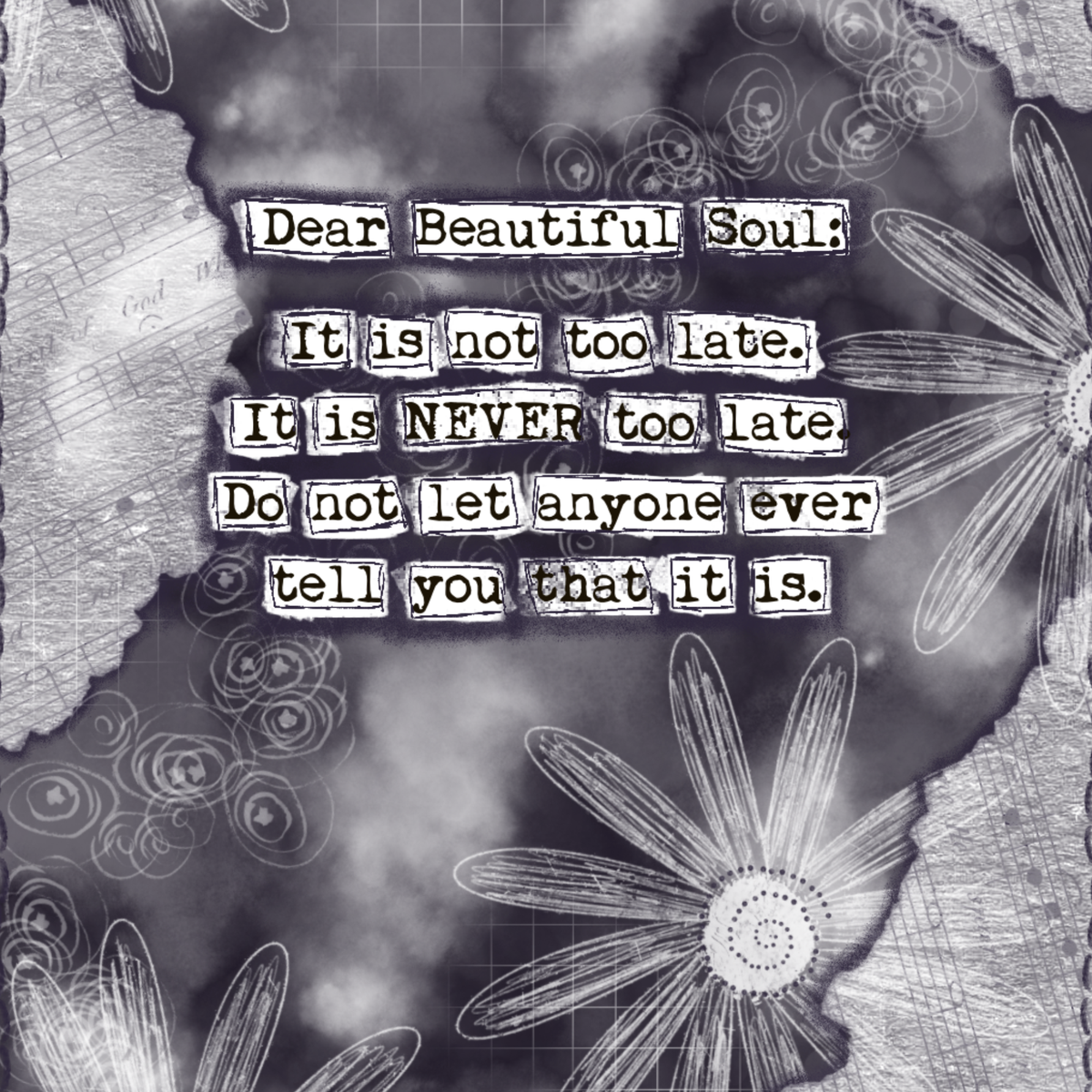 Dear Beautiful Soul Mounted Tiles 8”x8” - Fearless hART