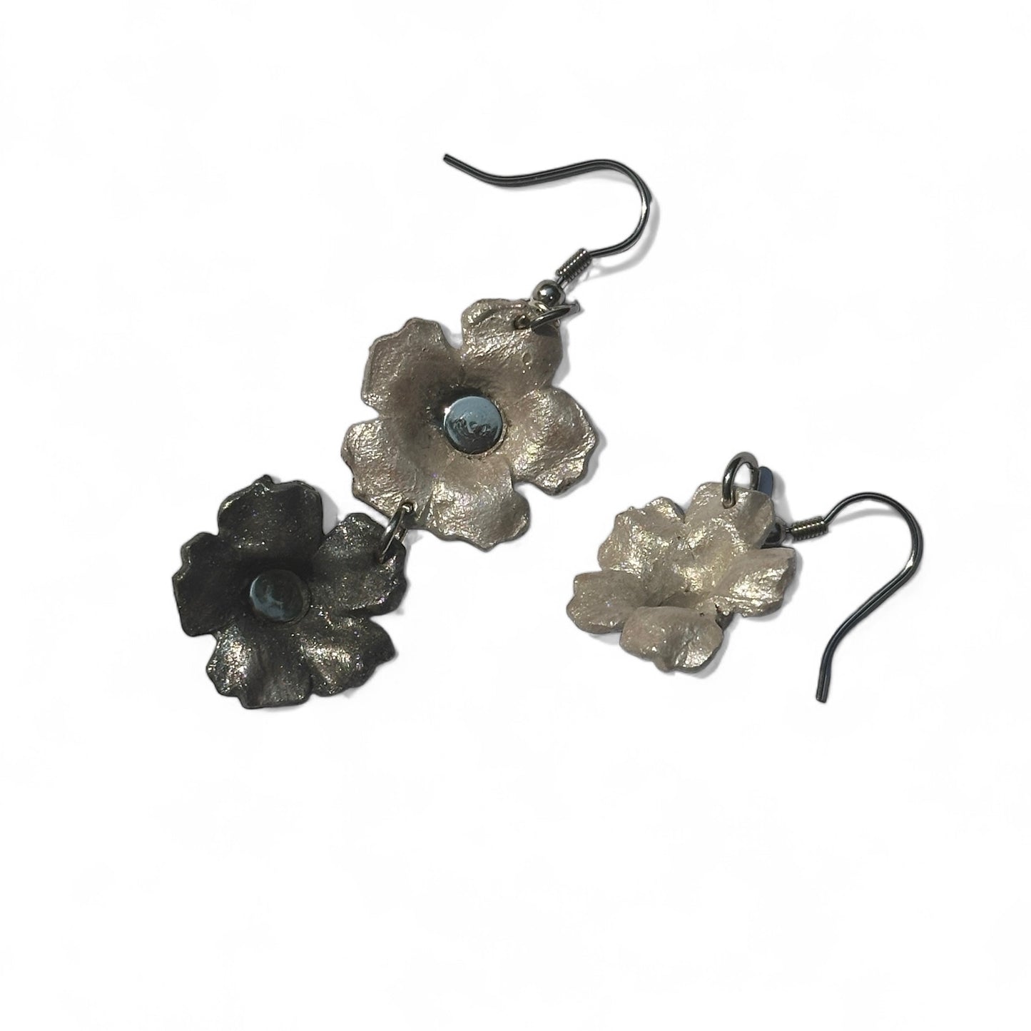 Bloom Earrings - Sculpted Leather