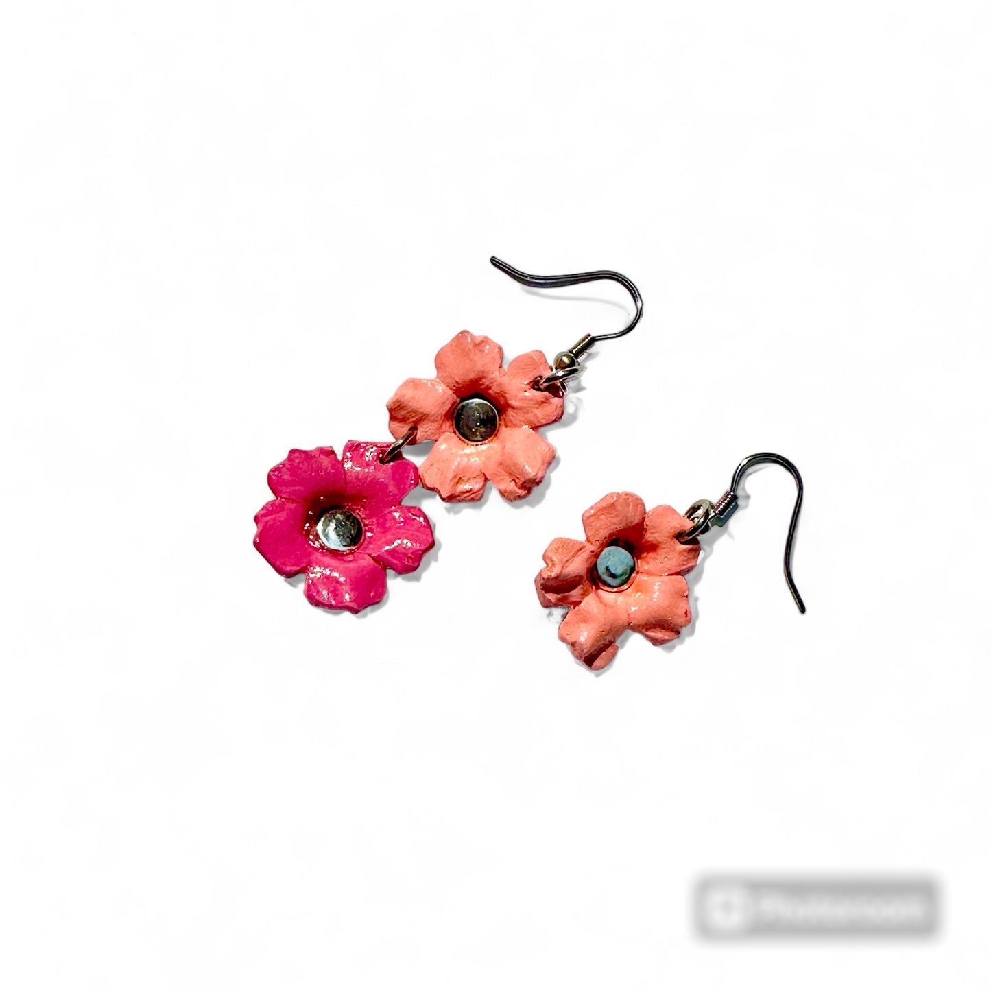 Bloom Earrings - Sculpted Leather