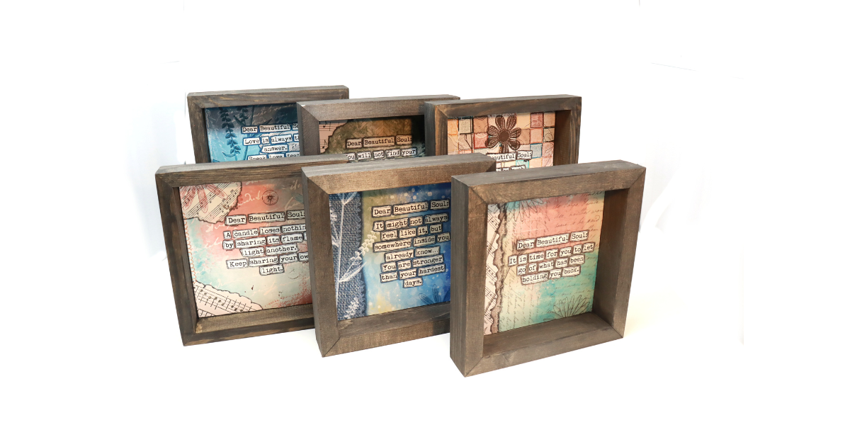 Dear Beautiful Soul Mounted Prints 8”x8” - Fearless hART