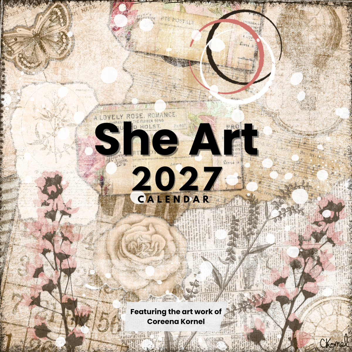 "She Art" 2027 Calendar - Fearless hART