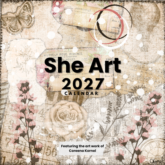 "She Art" 2027 Calendar - Fearless hART