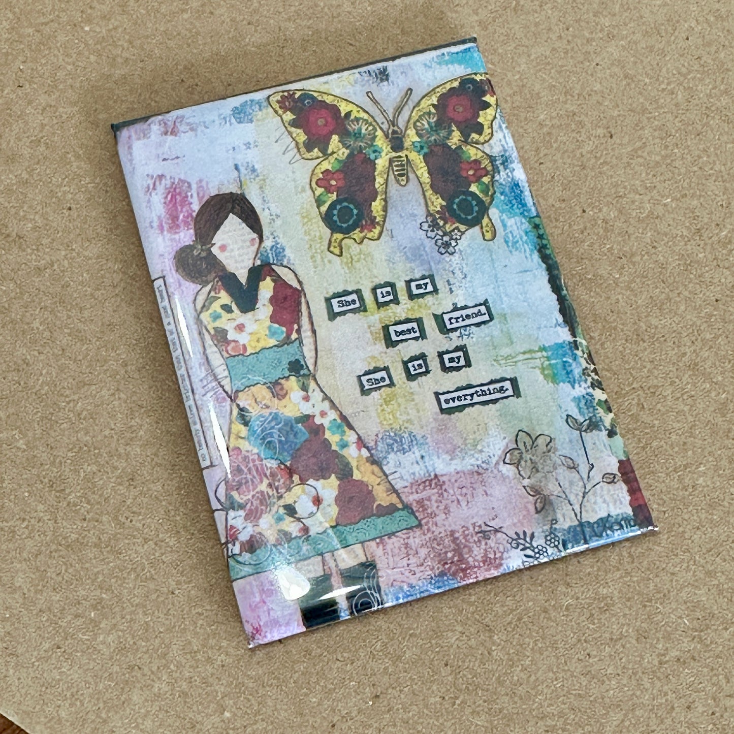 "She Art" Empowering Art Magnets - Fearless hART