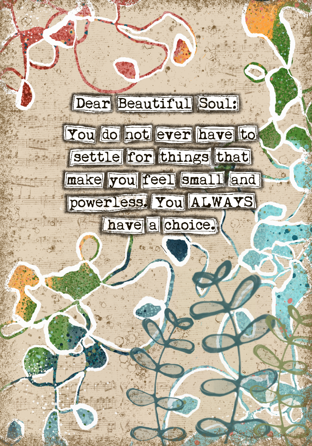 Dear Beautiful Soul - Mini Framed Prints - Fearless hART