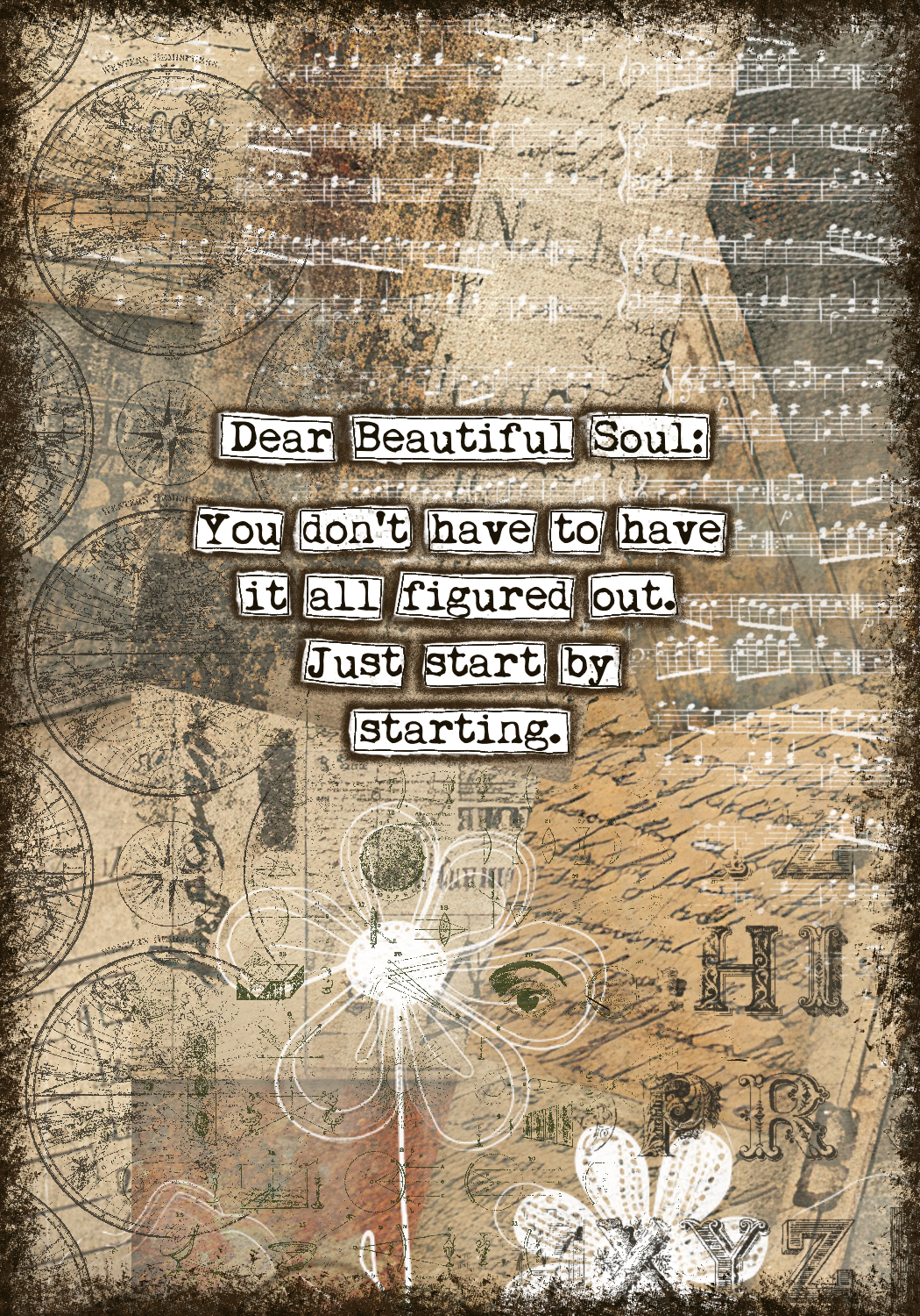 Dear Beautiful Soul - Mini Framed Prints - Fearless hART