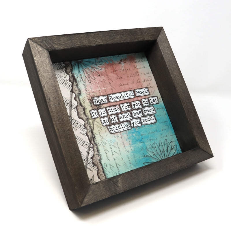 Dear Beautiful Soul Mounted Prints 8”x8” - Fearless hART