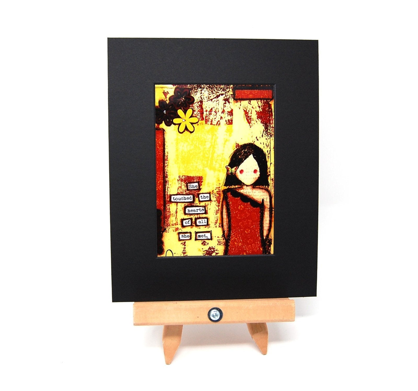 002-91 She Art Prints - Matted and Matted with Frame - Fearless hART