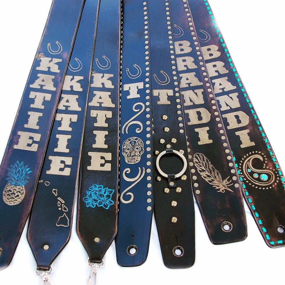 Custom Guitar, Bass, Banjo Straps - Fearless hART